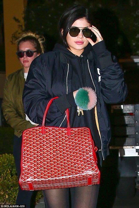 Kylie Jenner's LBD and personalised Goyard bag are peak cool 